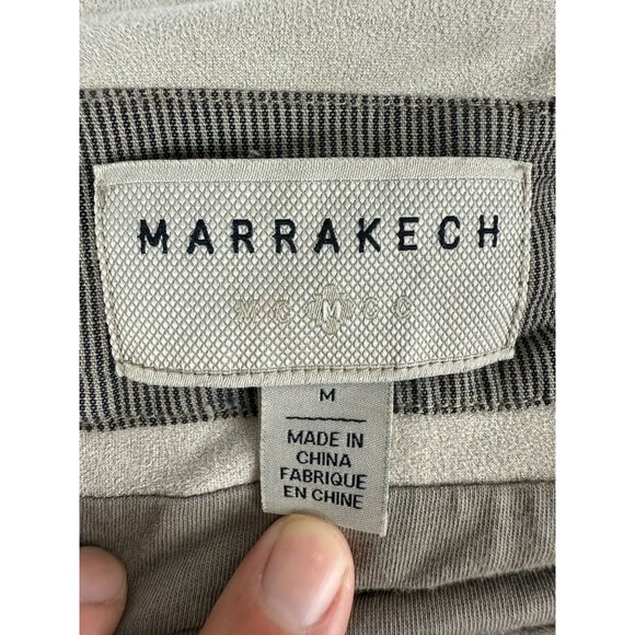 Anthropologie Marrakech Bibiana Bomber Jacket Beige Microsuede Zip Front Size M - Picture 4 of 8